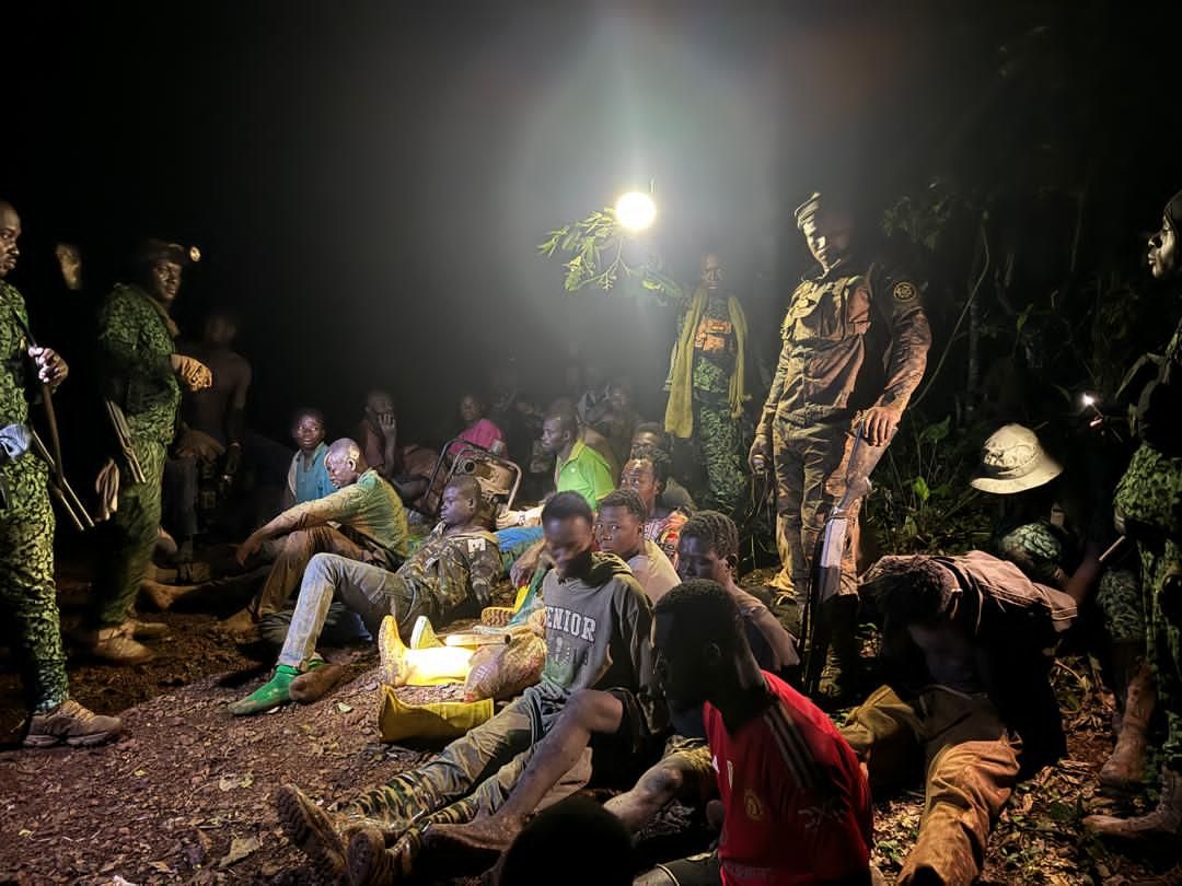 Rapid response team arrests 24 suspects in Atewa Forest Reserve over illegal mining activities